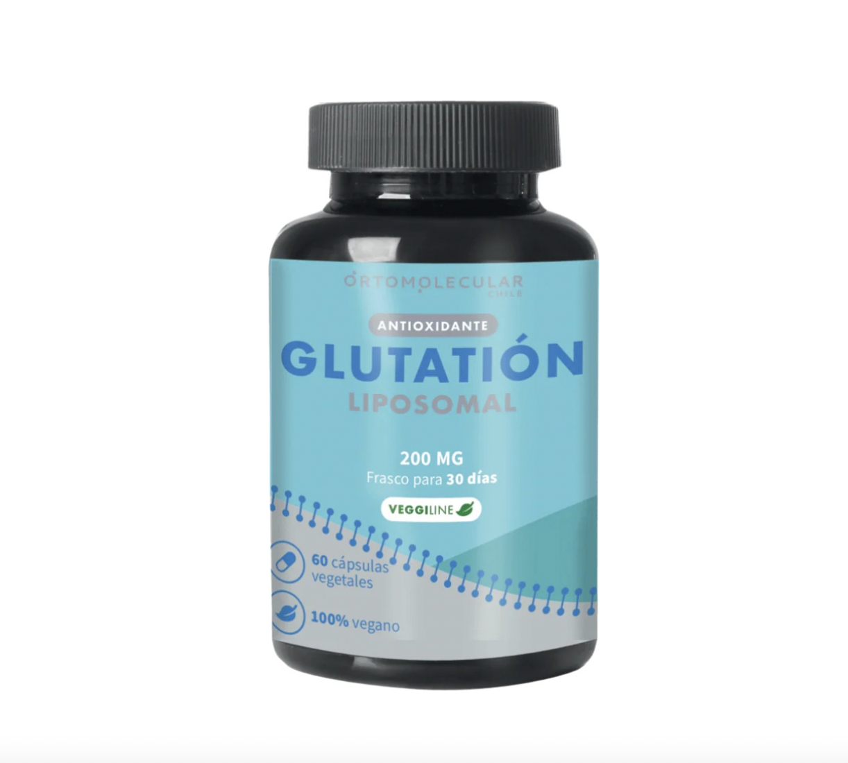 Glutatión Liposomal Antioxidante 200g. 60 Cápsulas Vegetales Ortomolecular