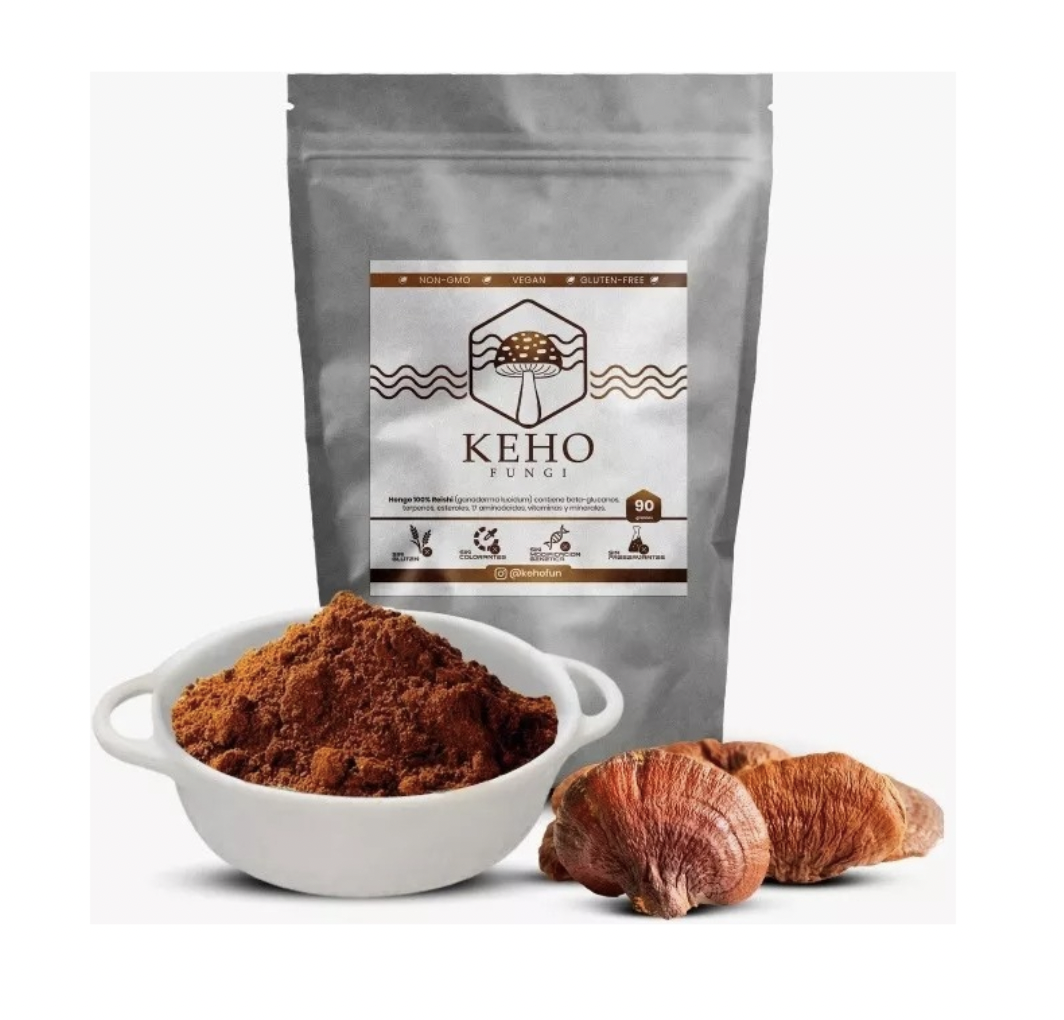 Reishi Deshidaratado Vegano Gluten Free 90g. Keho Co