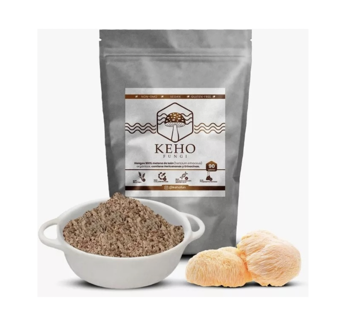 Melena de León Deshidratado Gluten Free Vegano 90g. Keho Co