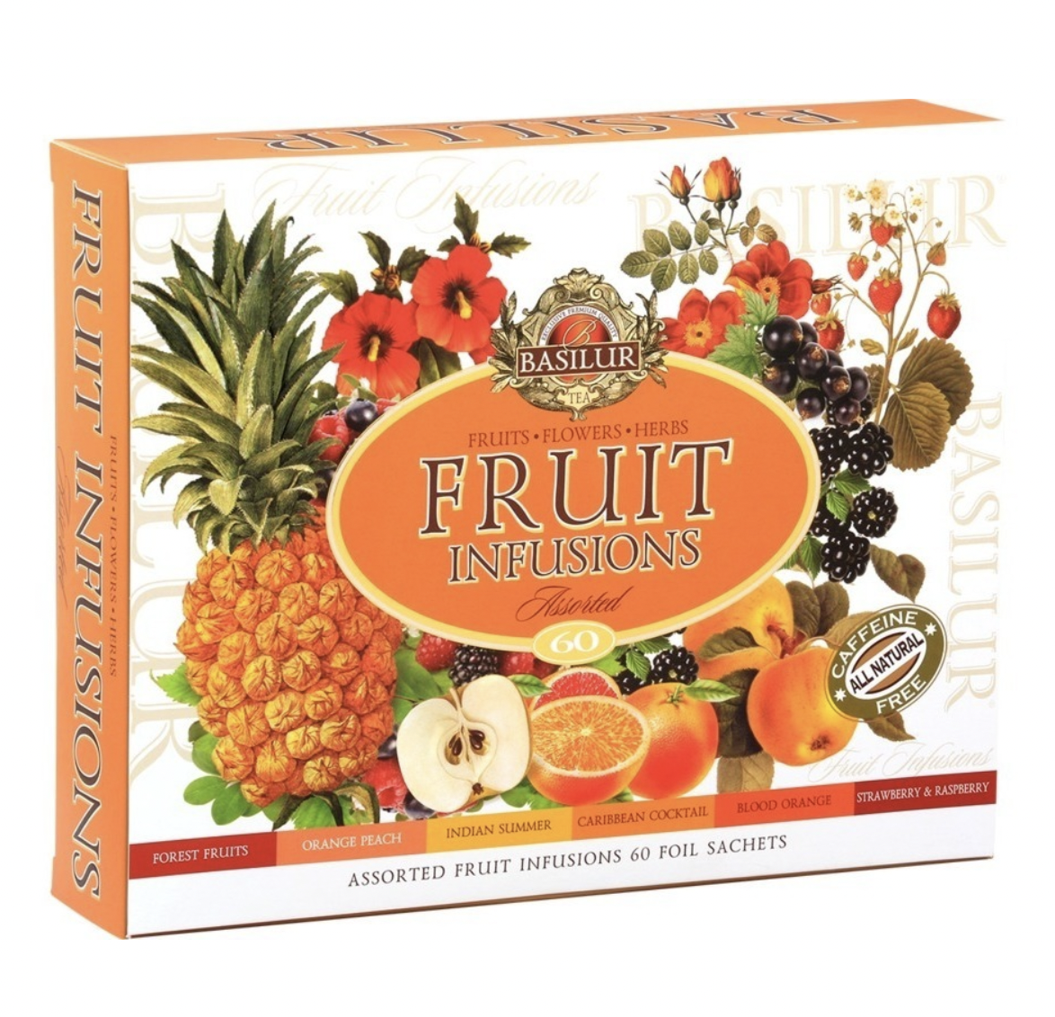 Fruits Flowers Herbs Infusions Assorted 60 Unidades Basilur