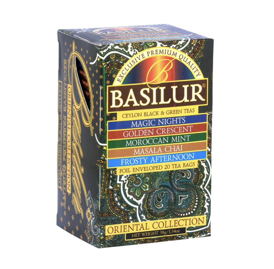 Ceylon Black & Green Teas 25 Bolsitas Basilur