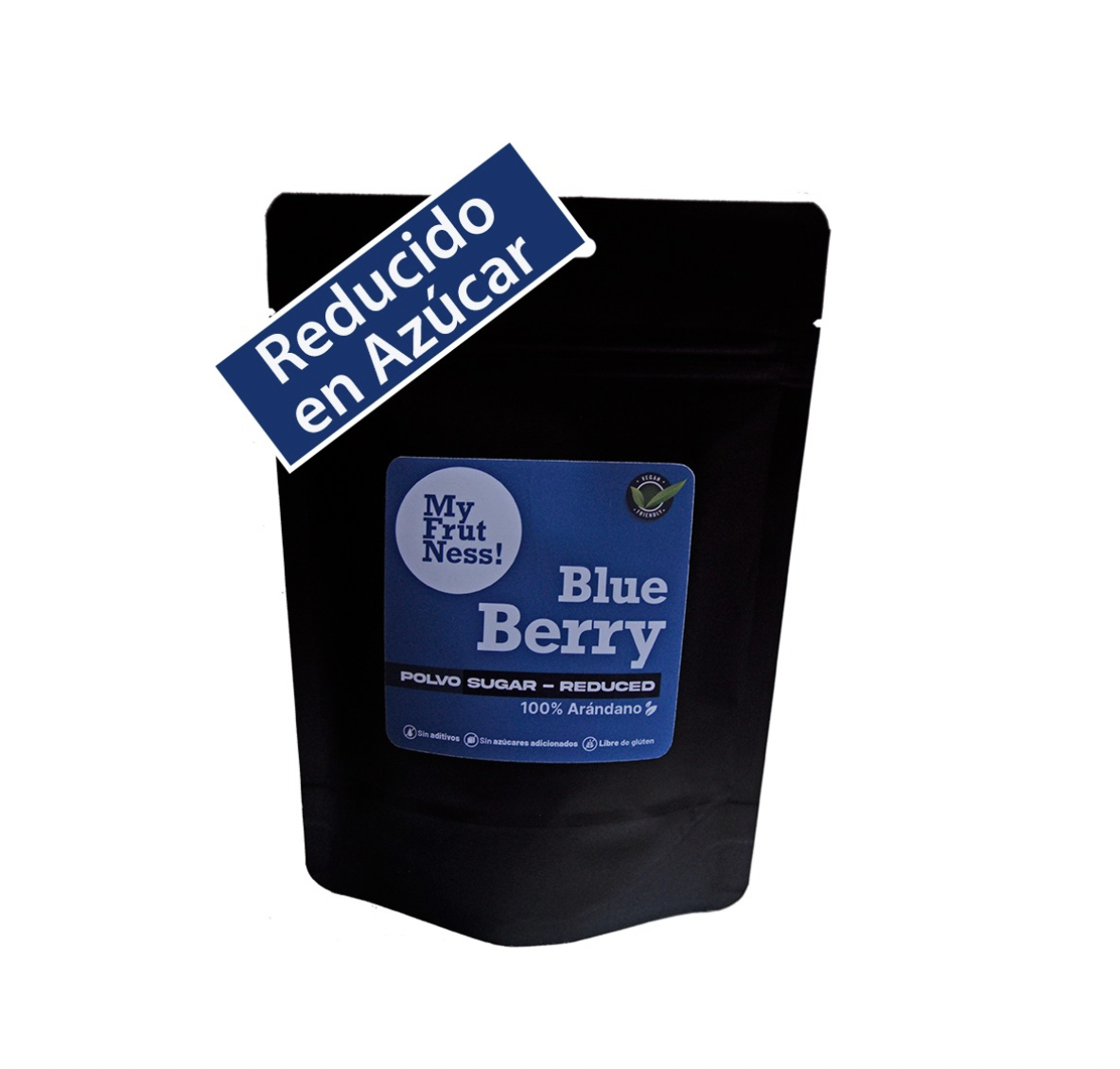 Blue Berry 100% Polvo Reducido en Azúcar 100g. Vegano My Frut Ness!