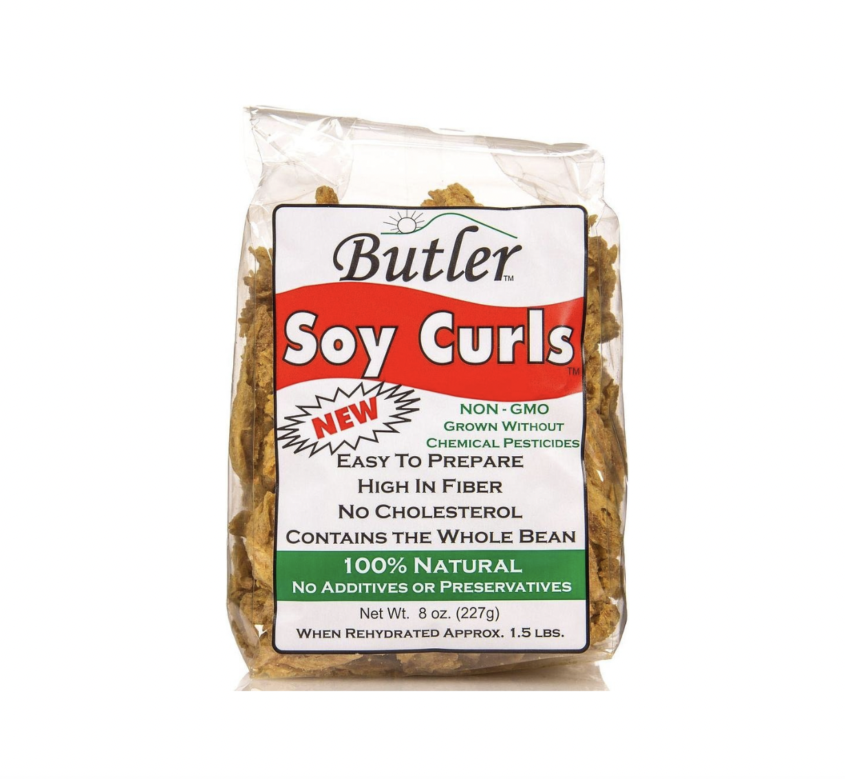 Proteina de Soya 227g. Soy Curls Butler