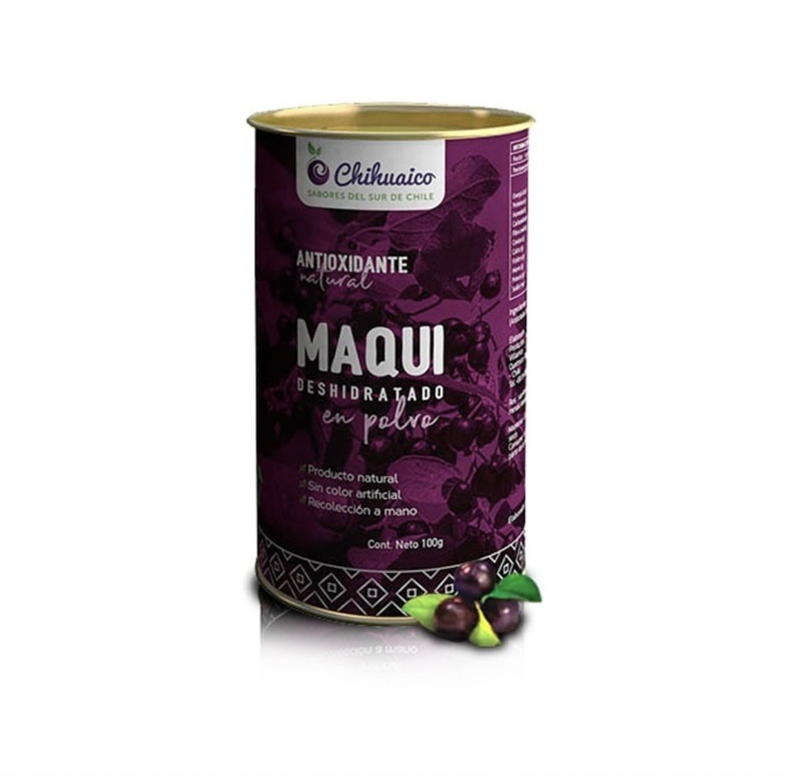 Maqui Deshidratado Polvo 100g. Chihuaico