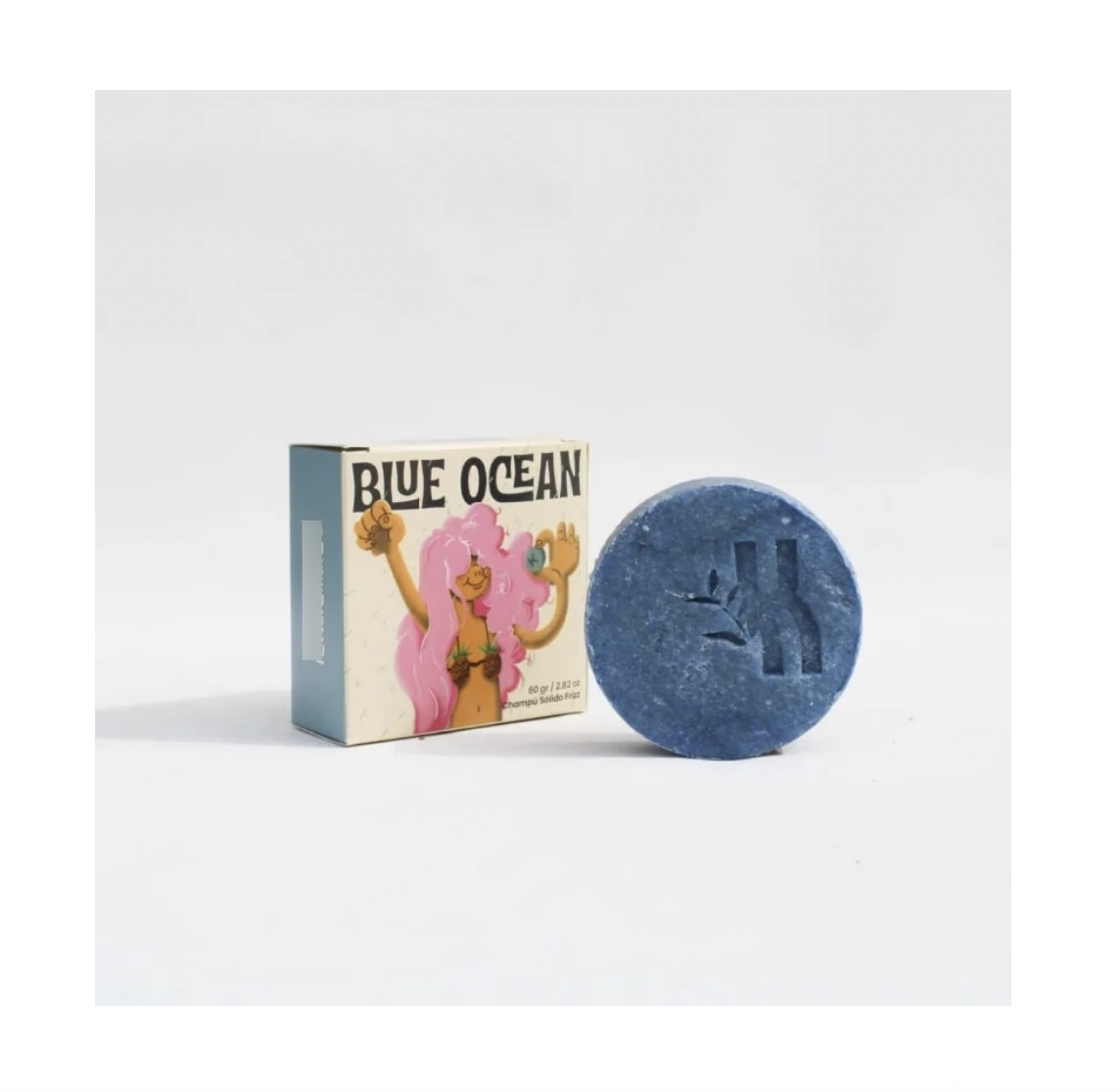 Champú Sólido Antifrizz Macadamia y Extracto de Algas 80g. Khalü