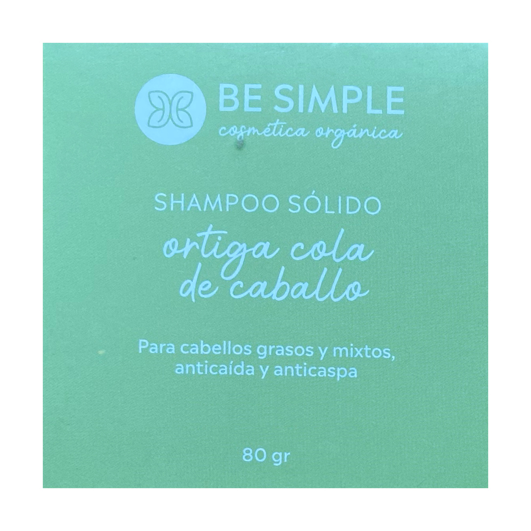 Shampoo Sólido Ortiga Cola de Caballo 80g. Be Simple - Image 2