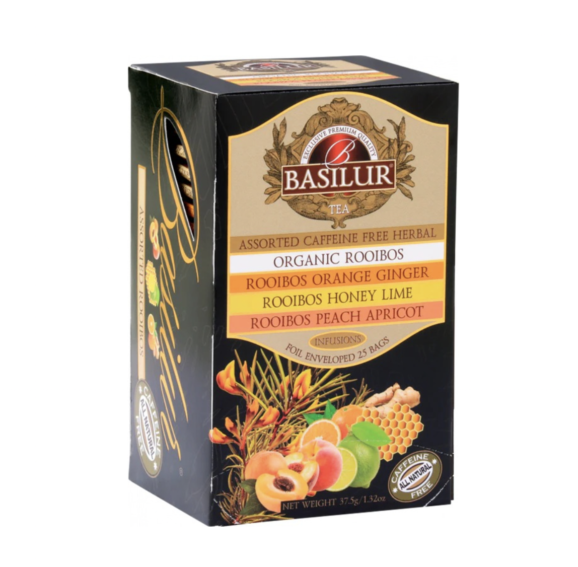 Té Rooibos Mix Sabores 25 Bolsitas Basilur