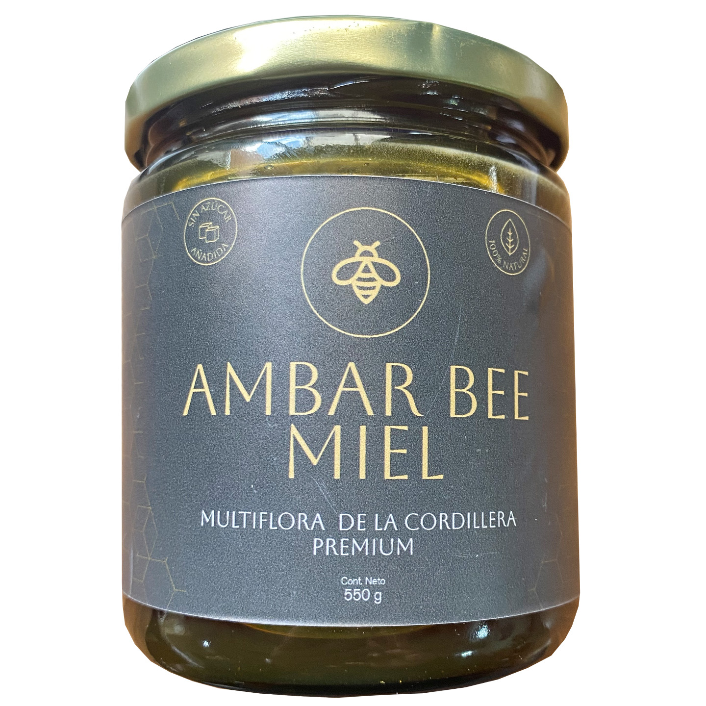 Ambar Bee Miel Multiflora de Cordillera 550g. Ambar Ghee
