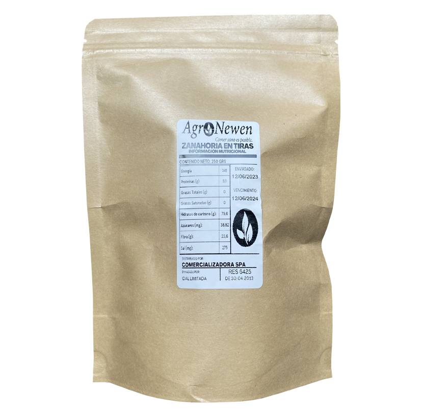 Zanahoria Deshidratada en Tiritas 250g. Agronewen - Image 2