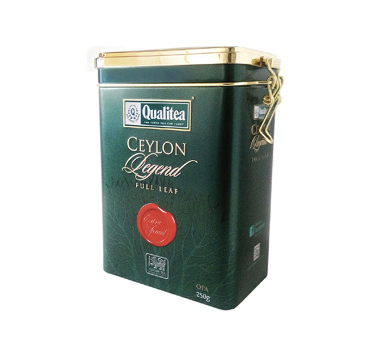 Té Ceylon Legend Full Leaf Caja Metal 250g. Qualitea