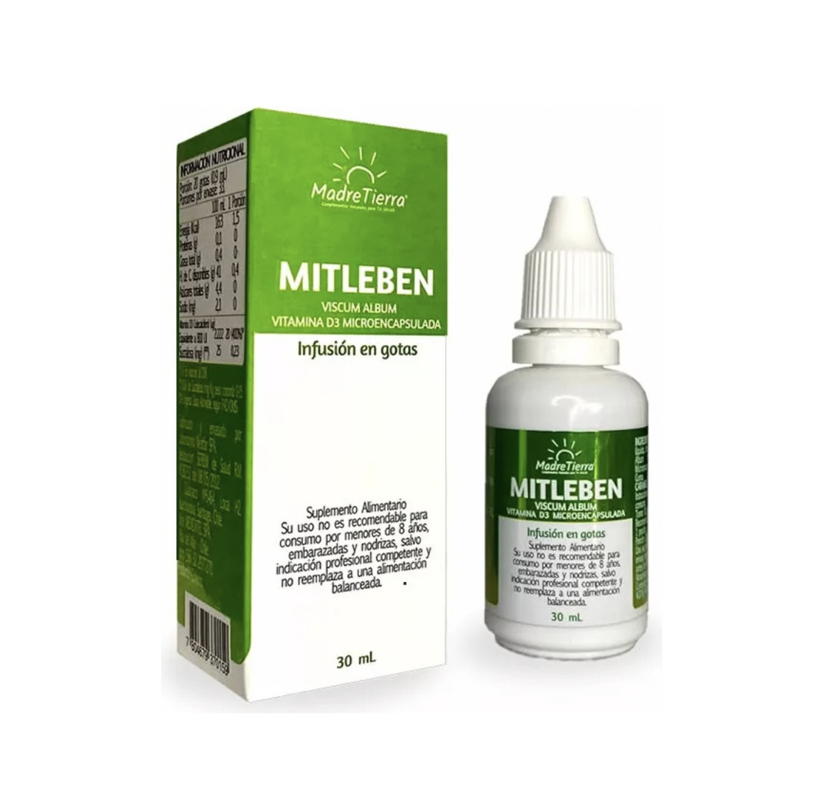 Mitleben Vitamina D3 Microencapsulada 30 ml. Madre Tierra