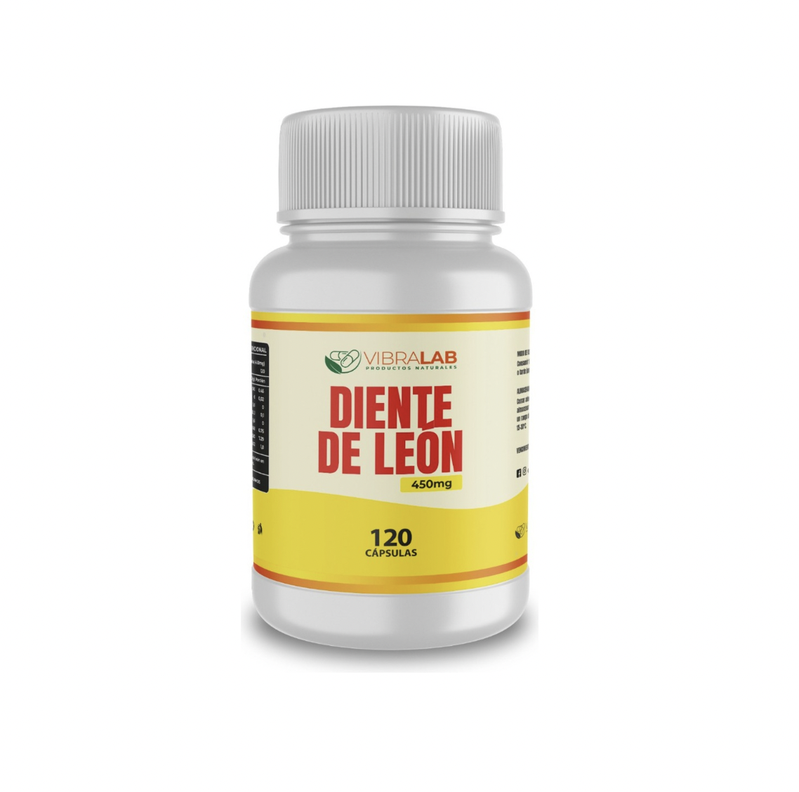 Diente de León 120 Cápsulas 450mg. Vibralab