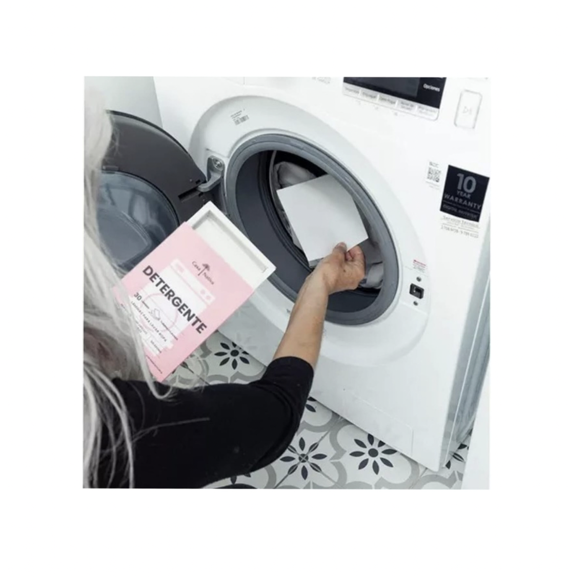 Detergente en Láminas 30 Unidades Lava Ropa sin Aroma 140g. Casa Nativa - Image 3