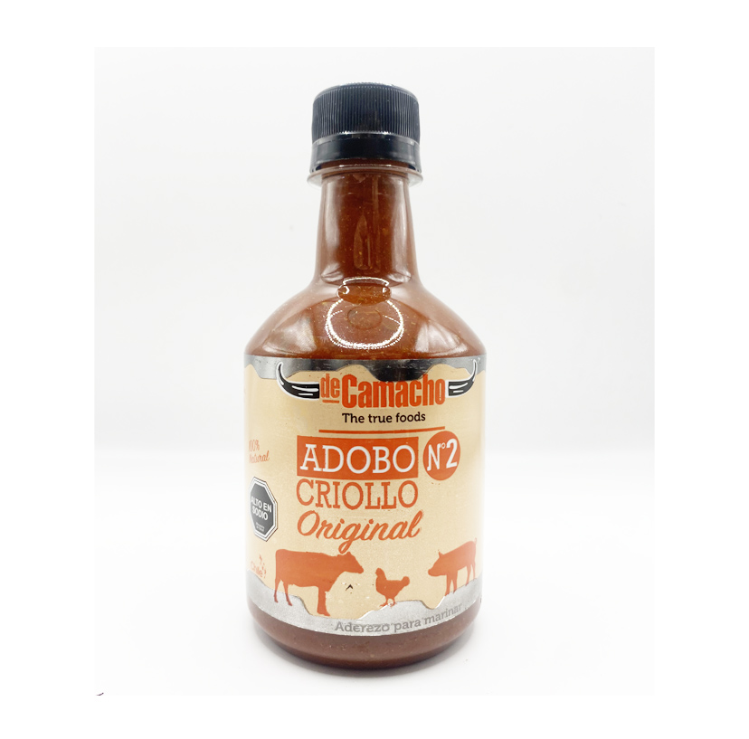 Adobo Criollo Original N°2 para Marinar Carnes 370g. DeCamacho