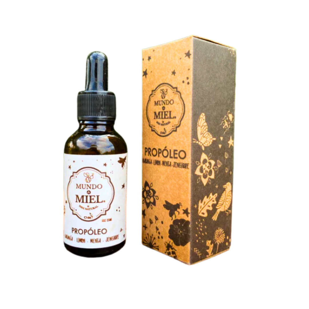 Propoleo En Gotas Al 20%. 30ml Mundo Miel.
