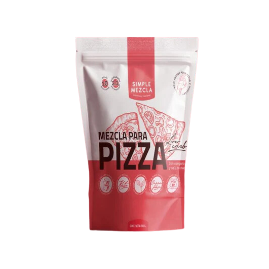 Premezcla Masa Pizza / Keto / Gluten Free / Apta Para Diabéticos. Simple mezcla