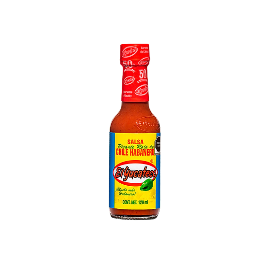 Salsa Habanero Roja 150ml. Original. El Yucateco
