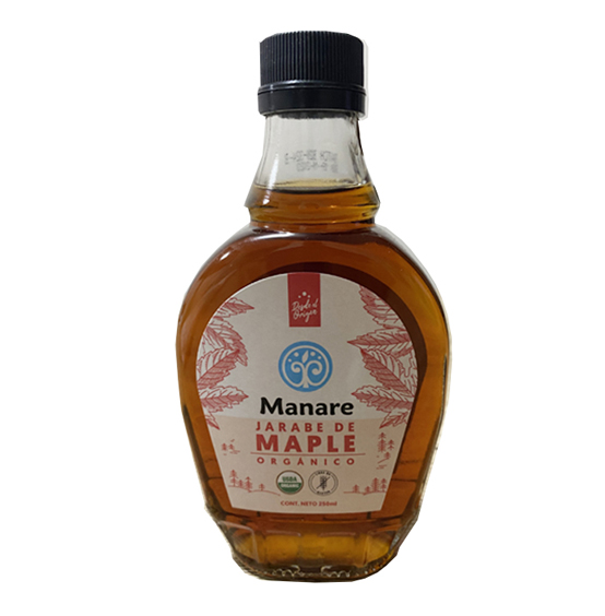 Jarabe de Maple Orgánico Raw 250ml. Manaré - Image 2